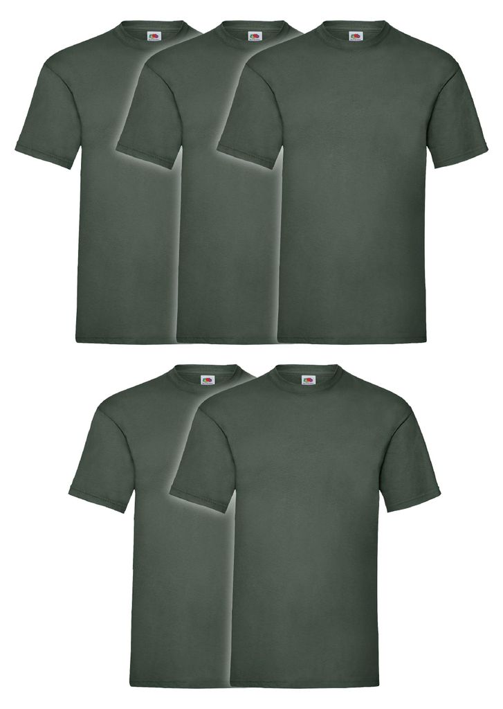 5er Pack Fruit of the Loom Valueweight T-Shirt + GRATIS Produktbild 