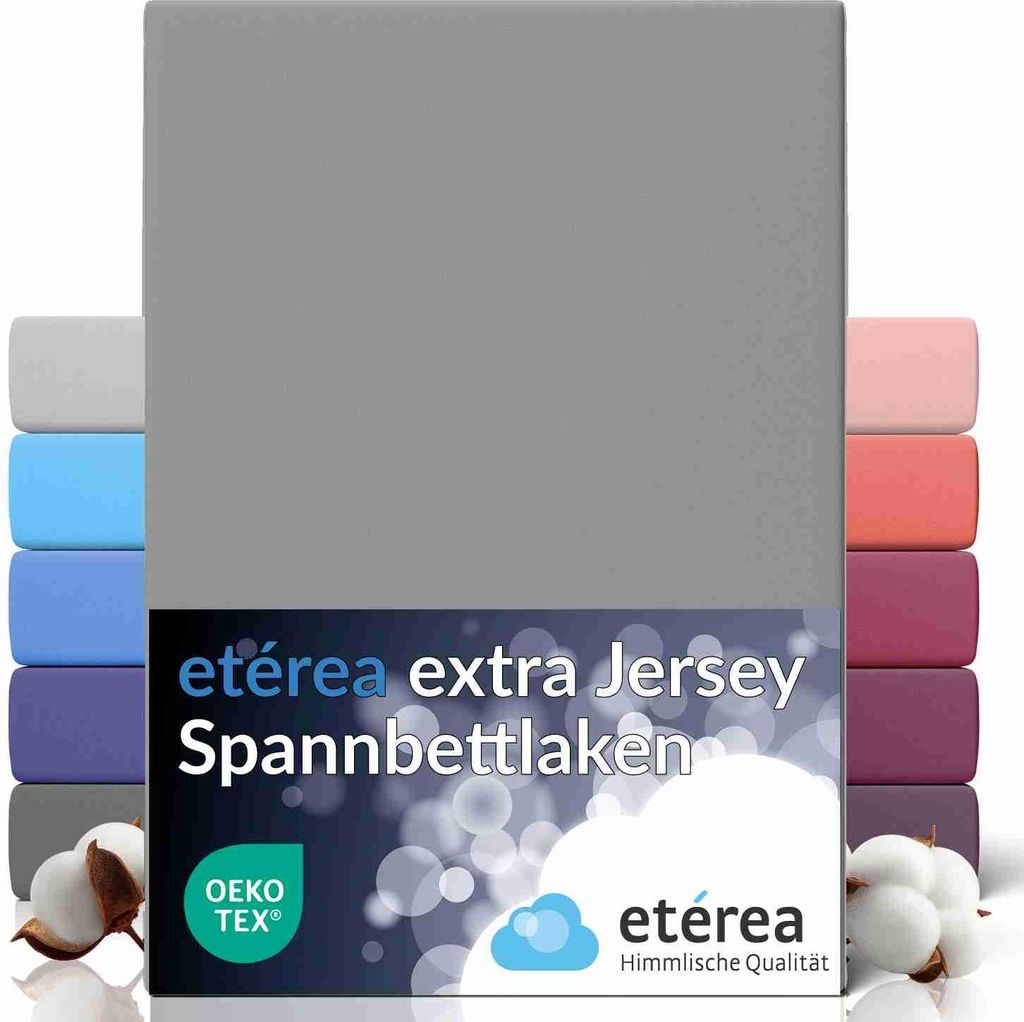 etérea Jersey Spannbettlaken Baumwolle 140x220 - 160x220 cm