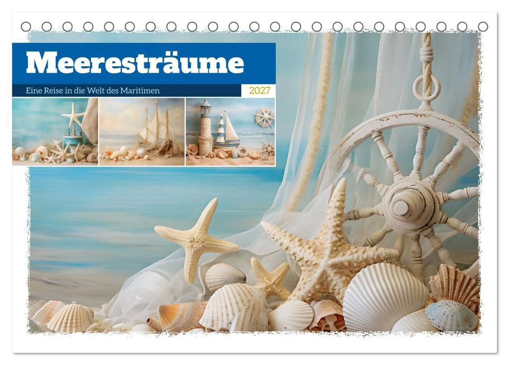Meeresträume (Tischkalender 2027 DIN A5 quer), CALVENDO Monatskalender