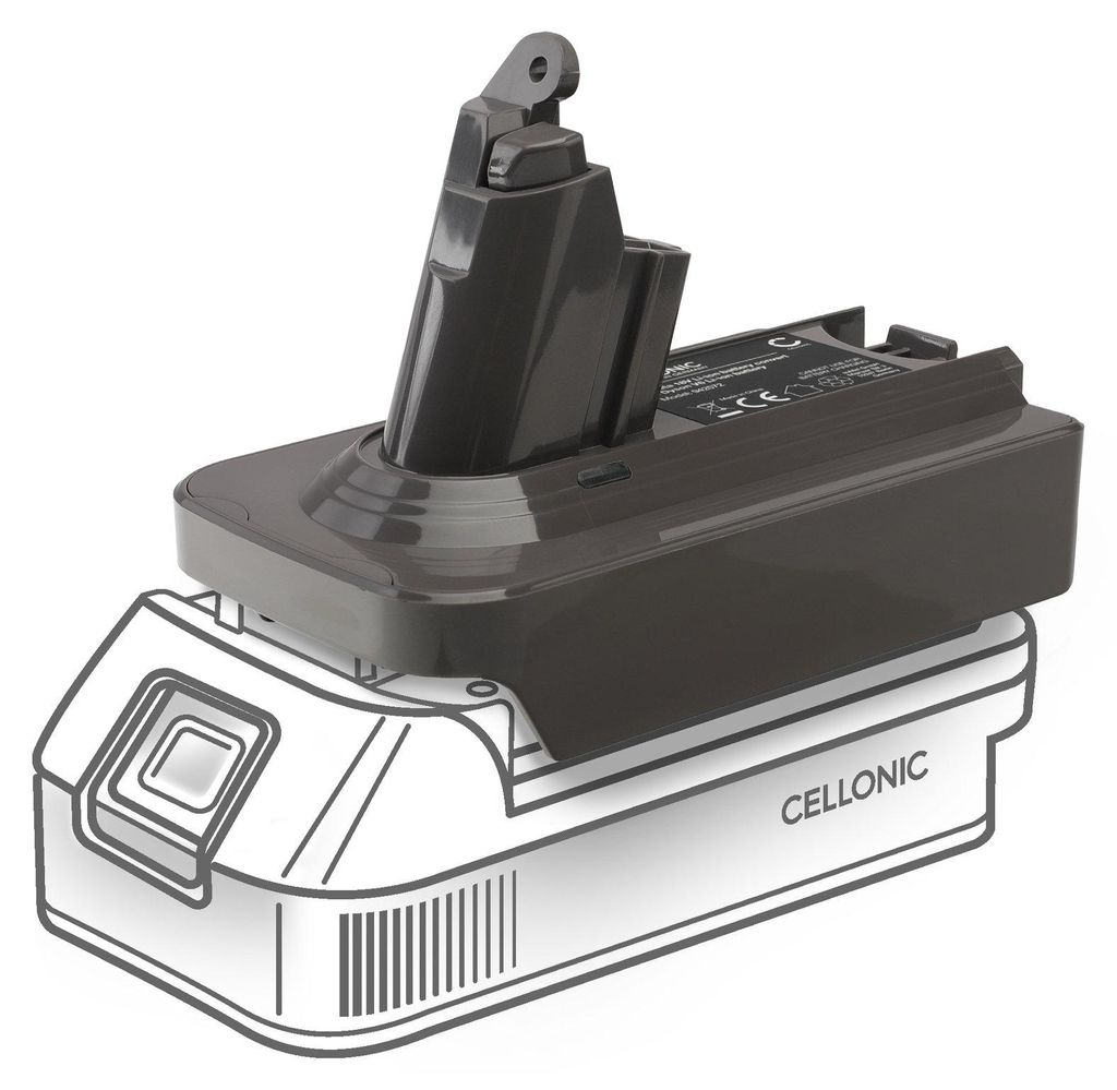CELLONIC, Adaptateur compatible avec batterie Makita 18V Image du produit 