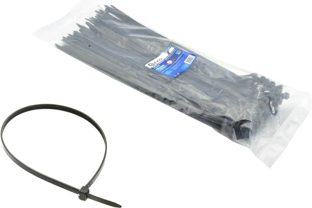 Perel Fascette In Nylon Nere 100x2,5 Mm: 100 Pezzi Resistenti Ai Raggi UV, Auto-bloccanti, Fino A 8 Kg, Per Interni Ed Esterni - 6
