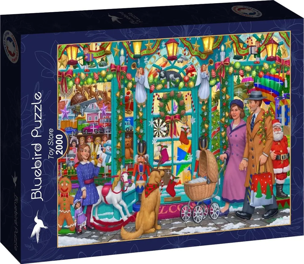 Puzzle Bluebird 2000 pièces sans reflets pour un assemblage facile et net