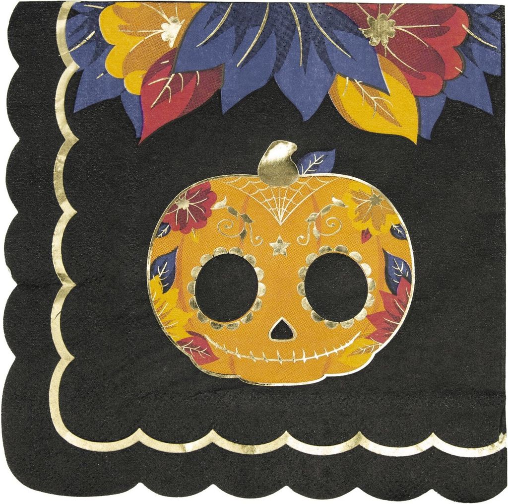 Papierservietten Dia de los Muertos 16 Stück 33 x 33 -