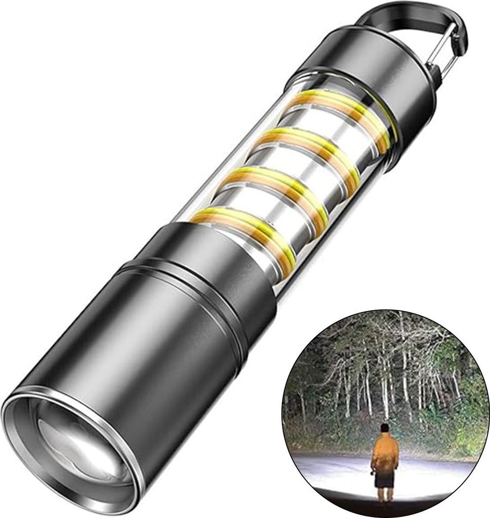 Camping Taschenlampe LED – 1200mAh Akku, Wasserdicht, Produktbild 
