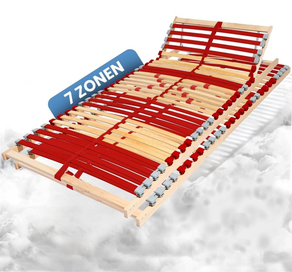 Coemo 2 Stk. Lattenrost RUBY K 90×200 cm, 7-Zonen, 28 Produktbild 