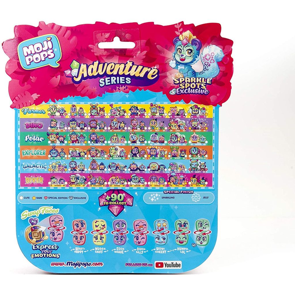 Spielzeug Sammlung Figuren Set MojiPops Glitter Sammelfiguren Serie 2 Magic Box 