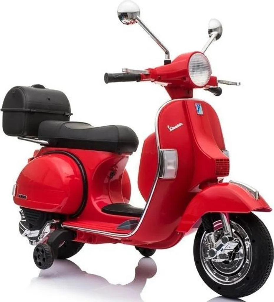 Trottinette électrique urbaine rouge style Vespa pour le travail