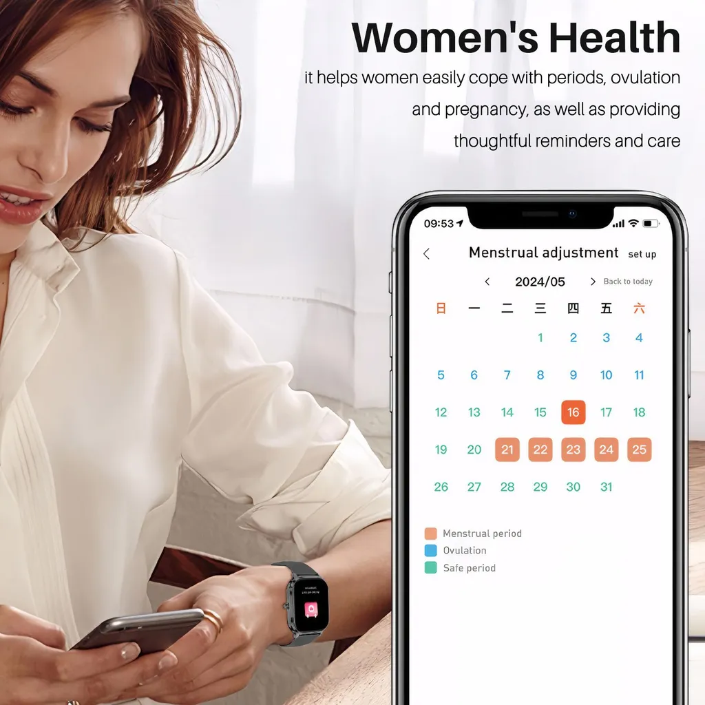 Montre Connectée Appel Bluetooth : Ne Manquez Plus Aucun Appel en Sport - 4