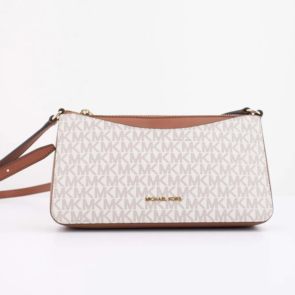 Petit Sac Michael Kors Arden Blanc MD Xbody : Léger et Pratique au Dos