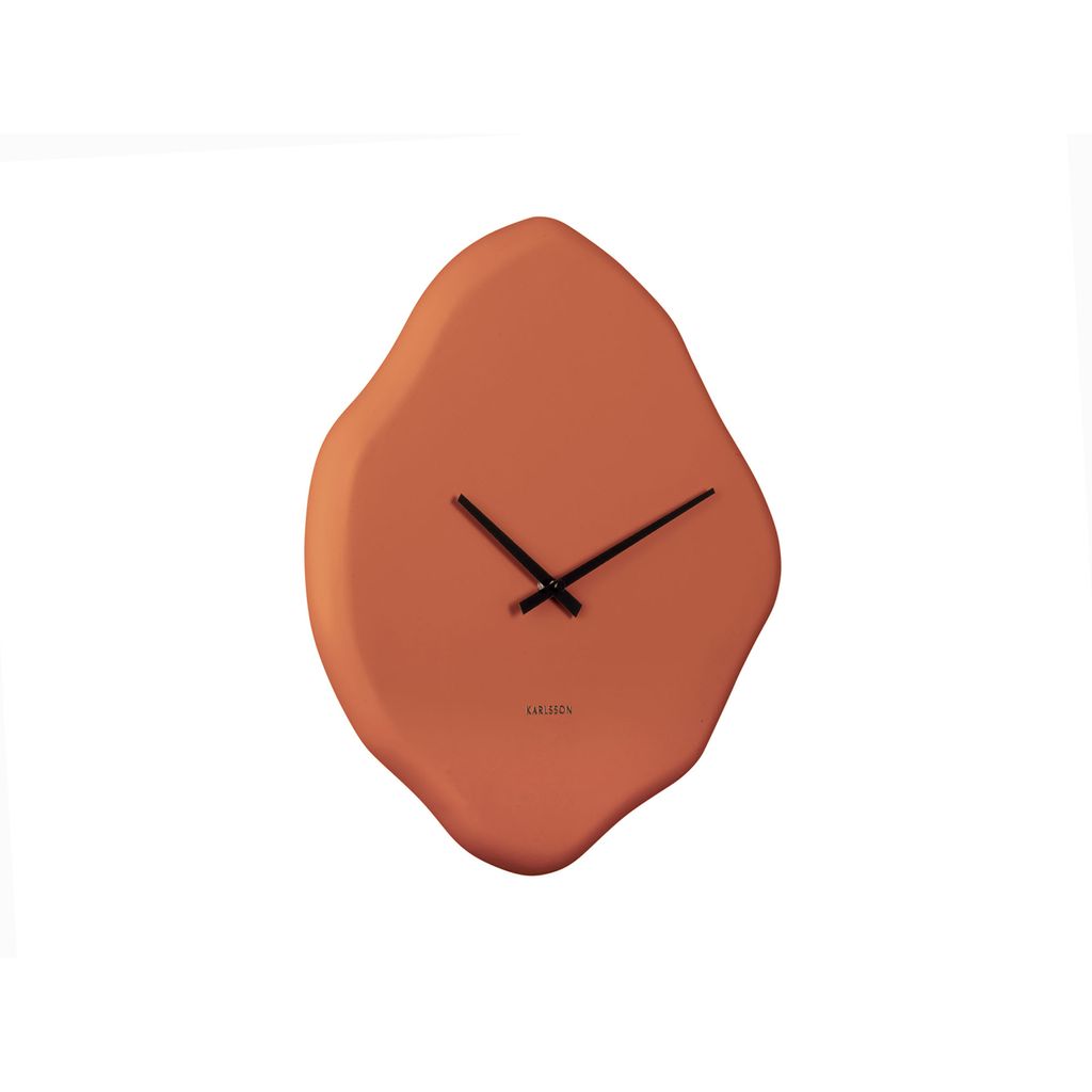 Karlsson Wanduhr Organic Diamond Orange Kaufland.de