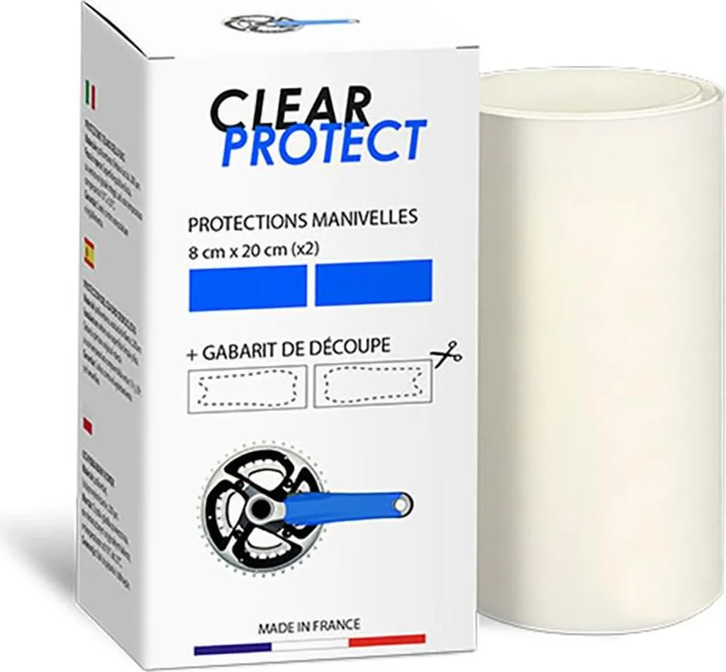 Protection de Manivelle Universelle Clear Protect pour Vélo de Route