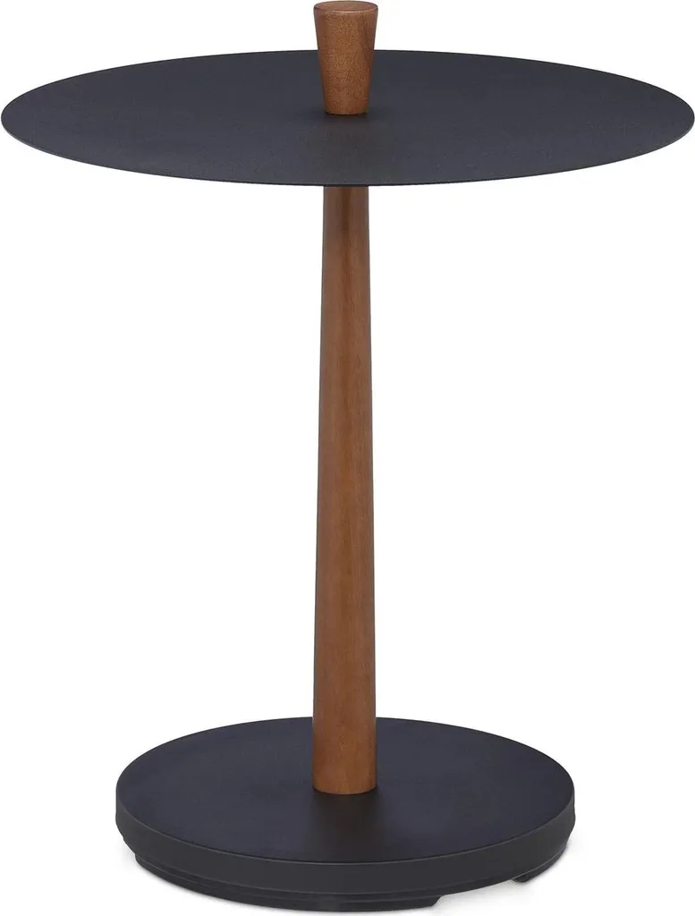 Table basse ronde industrielle gain de place pour petits salons urbains - 9