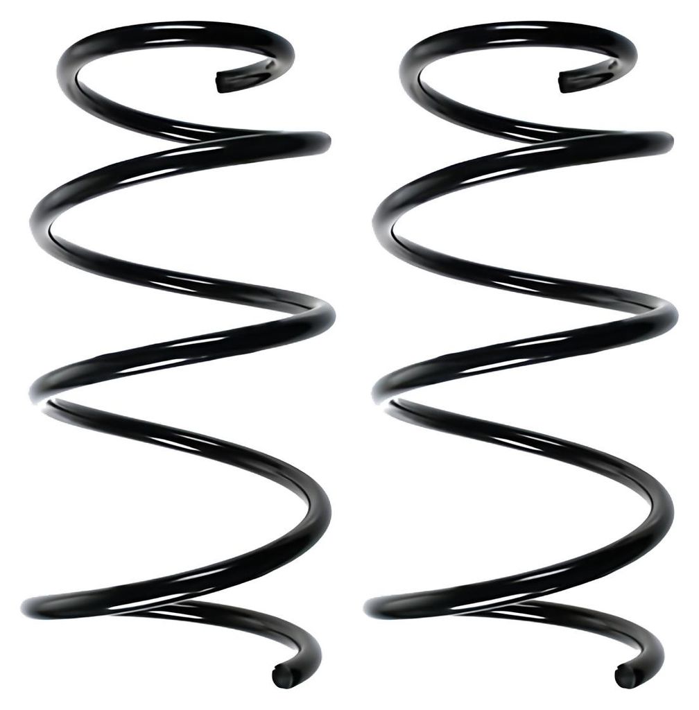 Fahrwerksfedern-Set Vorderachse Schraubenfeder Ø164mm SPIDAN für TOYOTA COROLLA
