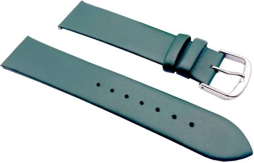 Cinturino Rece New York Verde Scuro 18mm | Pelle Vera e Stile Retrò