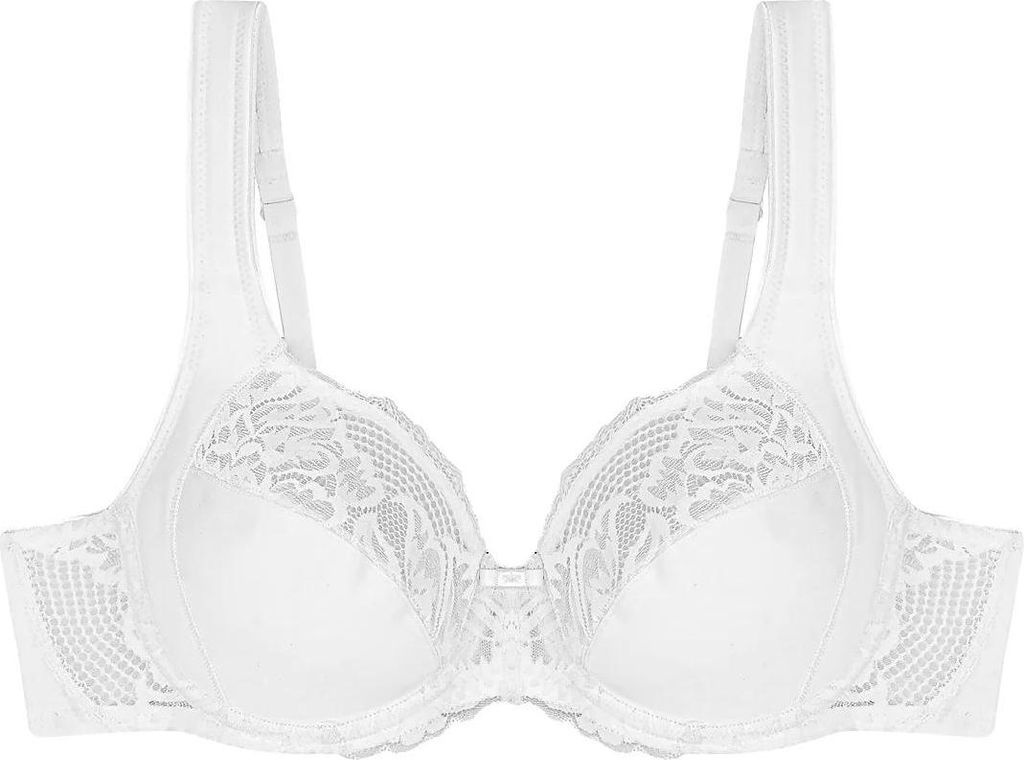 Triumph Modern Lace+Baumwolle, Weiß, Bügel, Muster, Weiblich, Maximum, Rücken