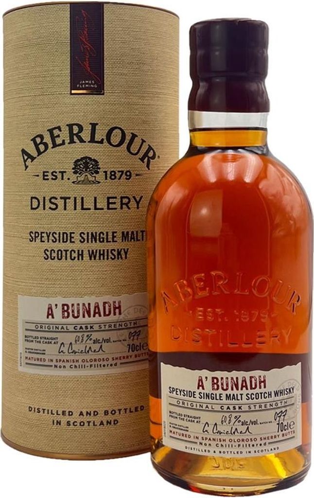 Aberlour A' Bunadh Speyside Single Malt Scotch Whisky, 61% Vol. 0,7 l