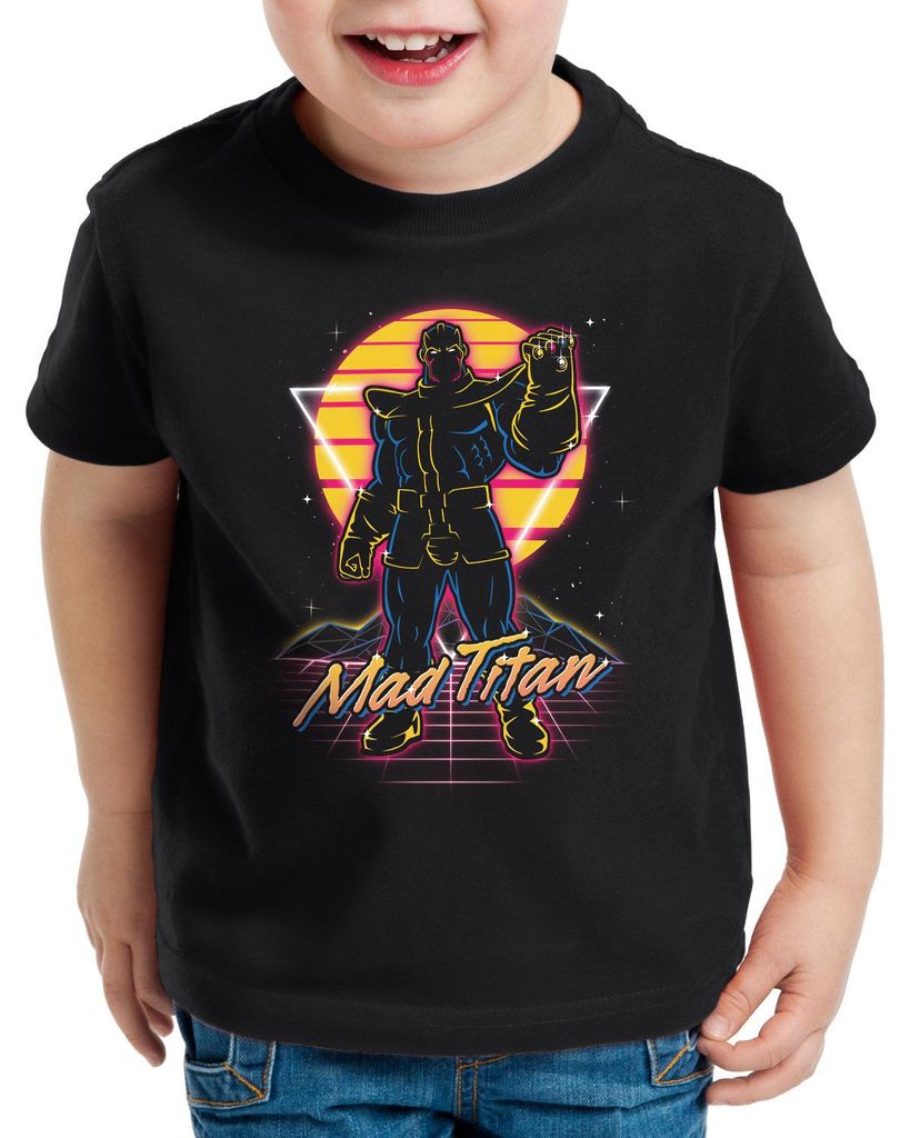 style3 Retro Mad Titan T-Shirt für Kinder