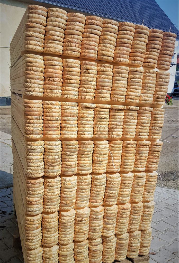 Zaunlatte 9x2x100cm Sibirische Lärche 400Stück Muster A