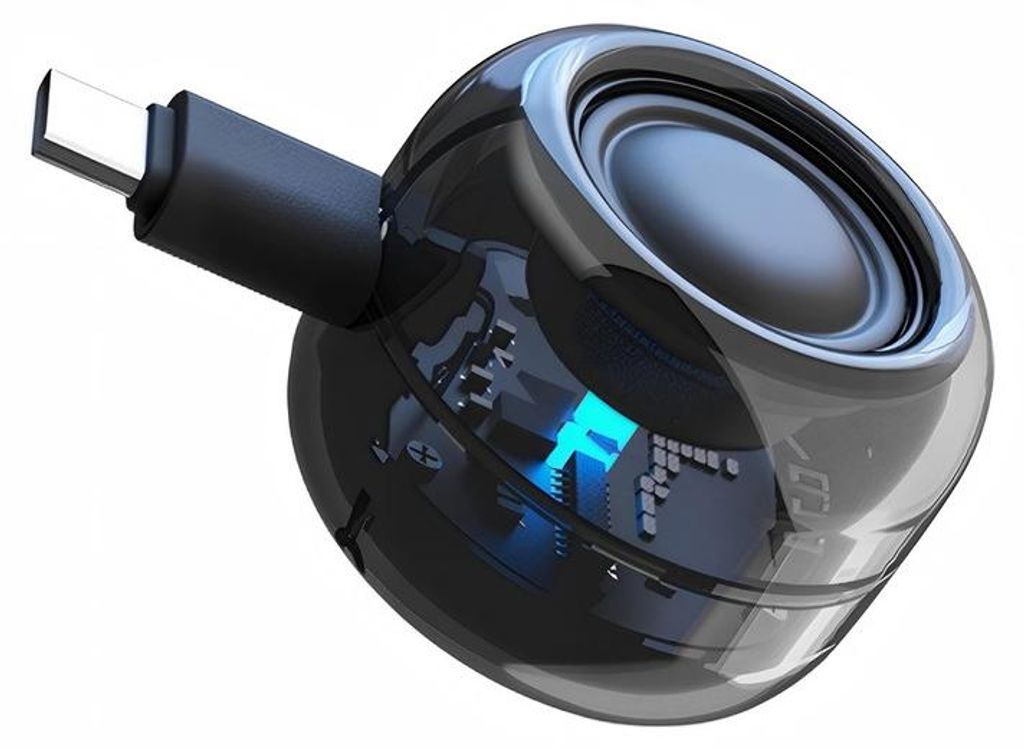 Mini Lautsprecher Type-C Plug & Play – Tragbar, kein Laden, 50% lauter | Für Senioren, Handy, Laptop, Tablet