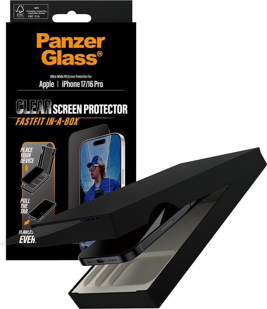 PanzerGlass ® Screen Protector iPhone 17 | iPhone 16 Pro | Immagine del prodotto 