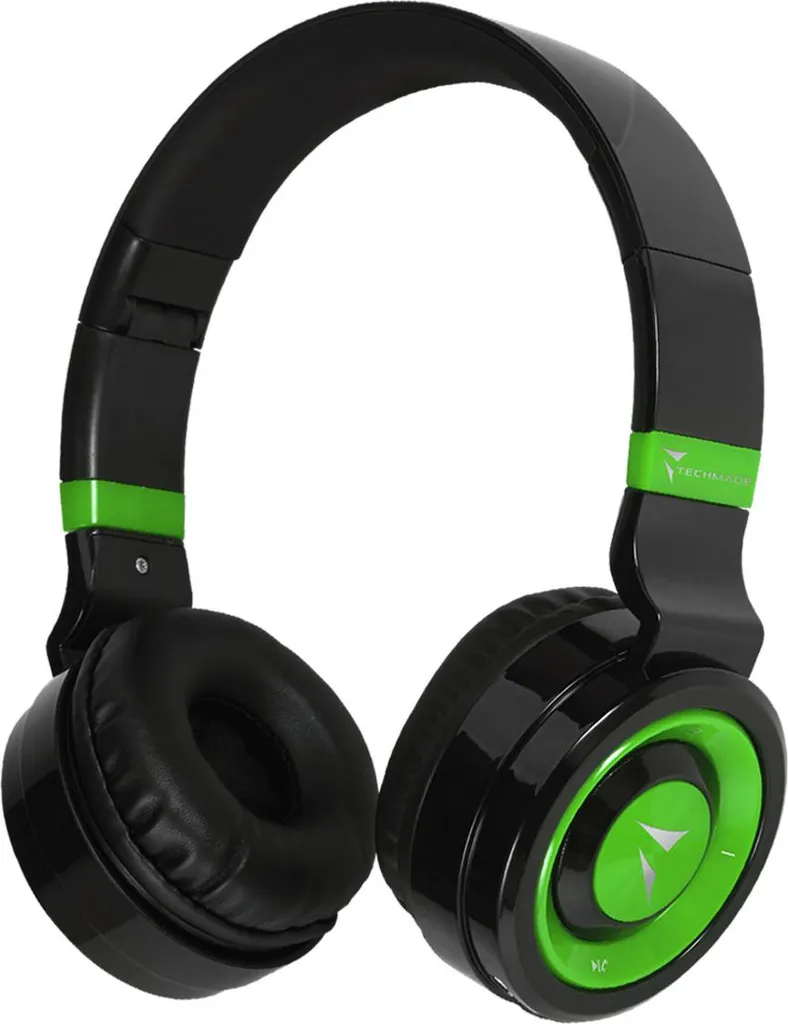 Casque Audio Filaire et Sans Fil Techmade TM-046-GR Design Bicolore