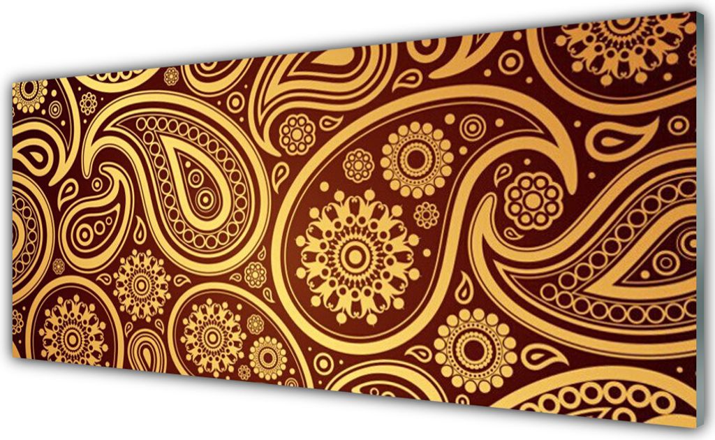 Glasbilder 125x50 Wandbild Druck auf Glas Abstraktes Kunst