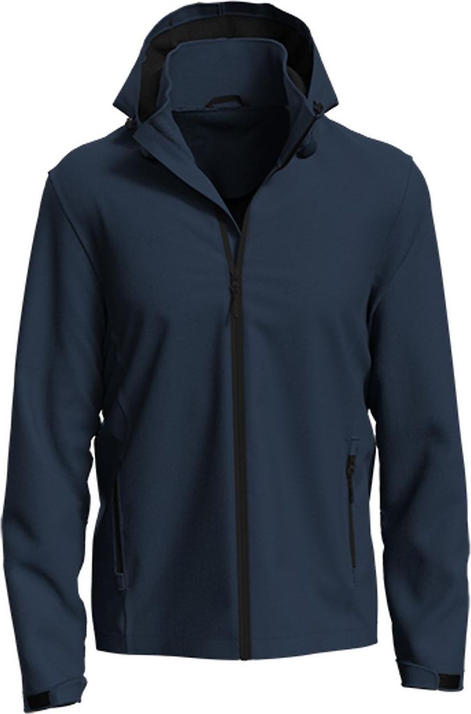 Stedman ST5440 | Herren Lux Softshell Jacket Atmungsaktivität 1.000 g/m² - Farbe: Blue Midnight - Größe: S