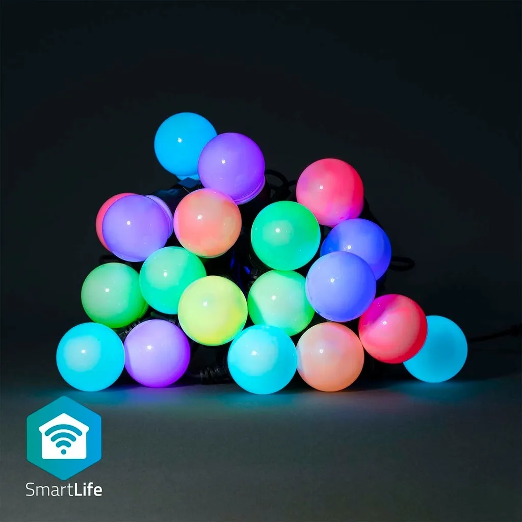Sistema Illuminazione Wi-Fi SmartLife RGB 10m 20 LED - IoT Natale