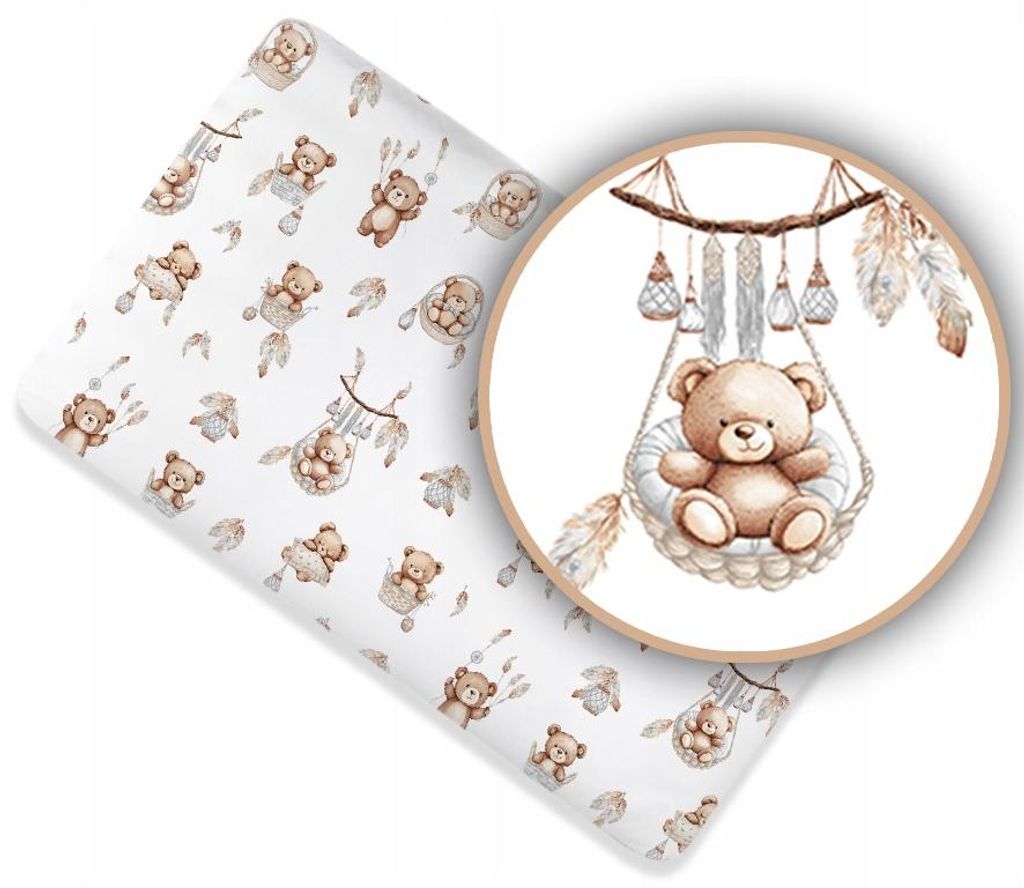Spannbettlaken für Kinderbett 60x120 cm - 100% Baumwolle - Produktbild 