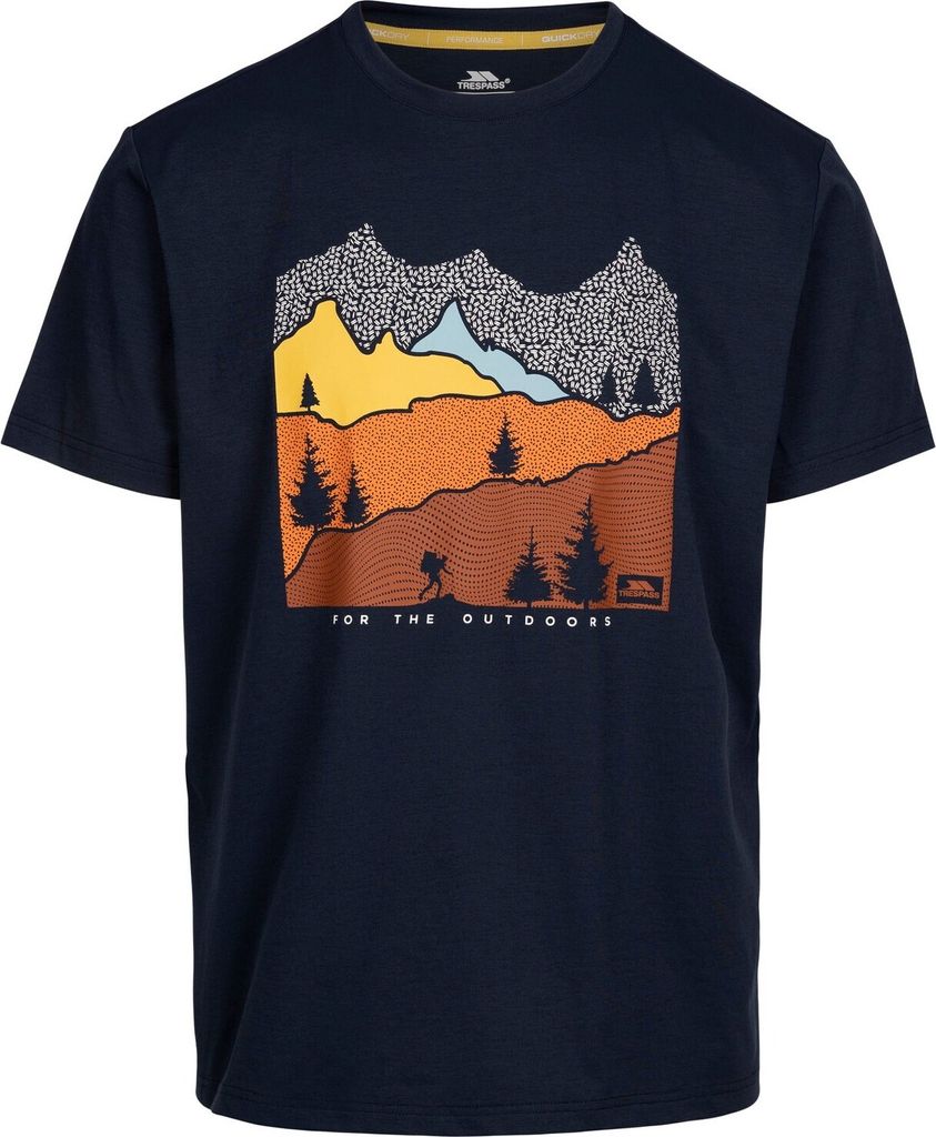 Trespass - "Danub" T-Shirt Rundhalsausschnitt für Herren Produktbild 