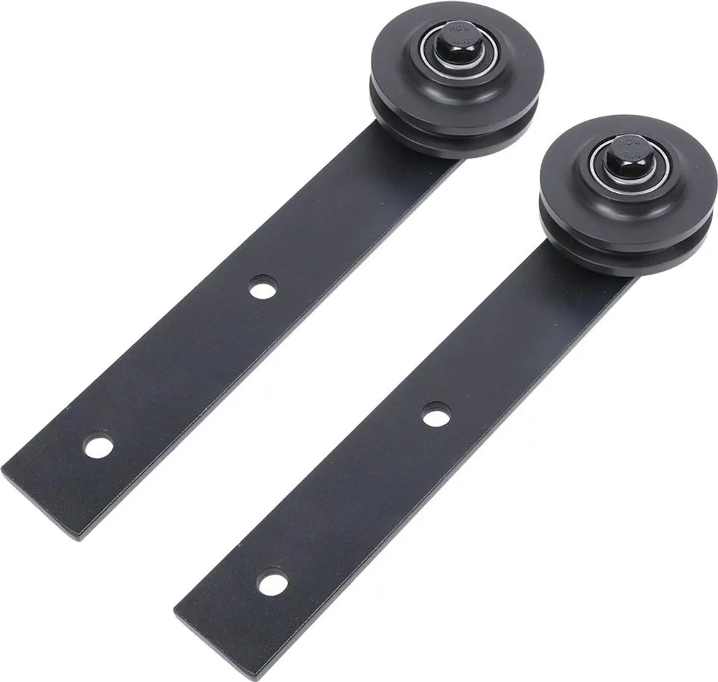Rail Coulissant et Rouleau de Roue pour Porte de Grange US Farm - 2 Pcs