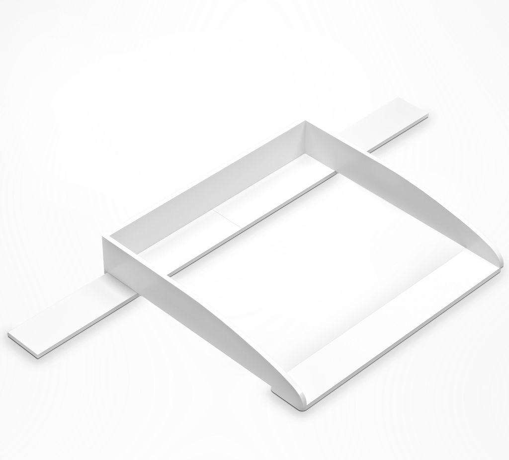 CADANI ILA XL Wickelaufsatz 160 cm für HEMNES und NORDLI Produktbild 