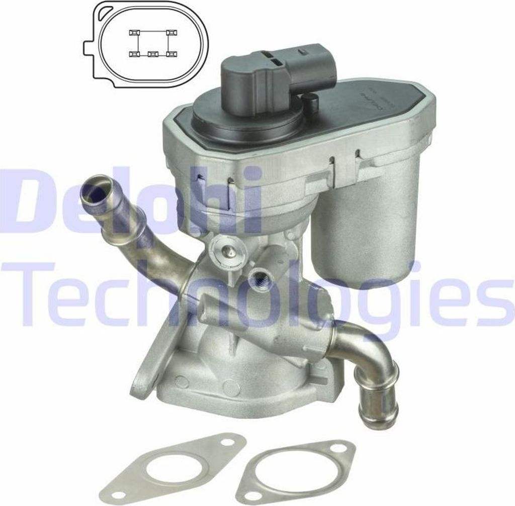 DELPHI EG10436-12B1 AGR-Ventil für FORD Transit Mk6 Kasten (V347, V348, FA) Abgasrückführungsventil