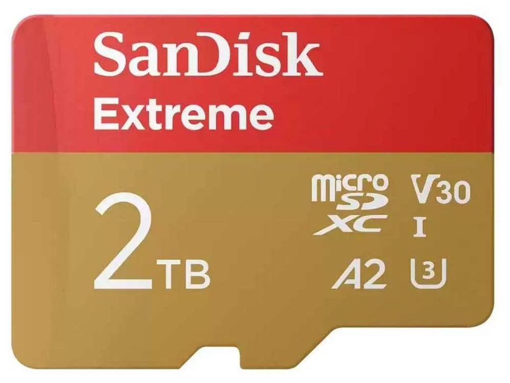 SanDisk Extreme Micro SDXC Karte 2 TB SD Adapter Produktbild 