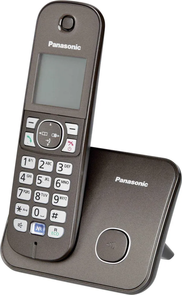 Telefono cordless Panasonic KX-TG6811GA marrone moka