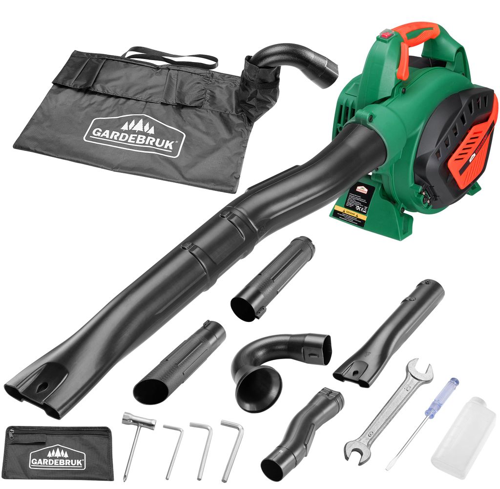 GARDEBRUK® Benzin Laubsauger Laubbläser und Häcksler 4 in 1 Produktbild 