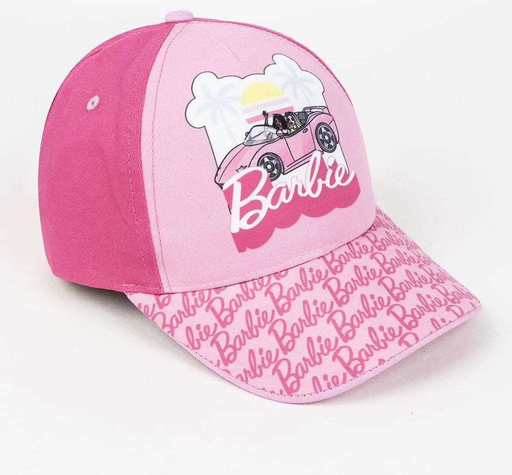 Cappello Bambini Barbie Protezione UV 50+ - Berretto Estivo Rosa Traspirante