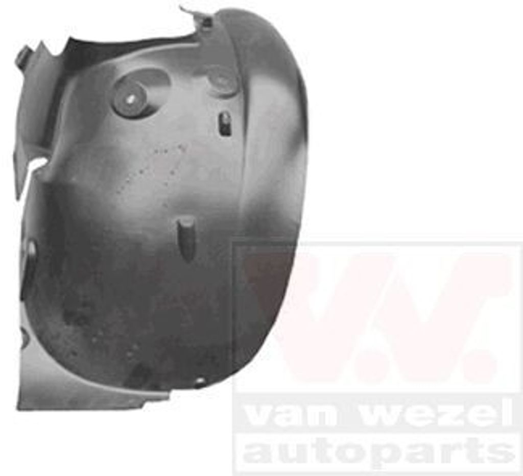 VAN WEZEL 4331440 Verkleidung Radhaus für RENAULT Clio III Schrägheck (BR0/1, CR0/1) Vorne Rechts hinterer Teil
