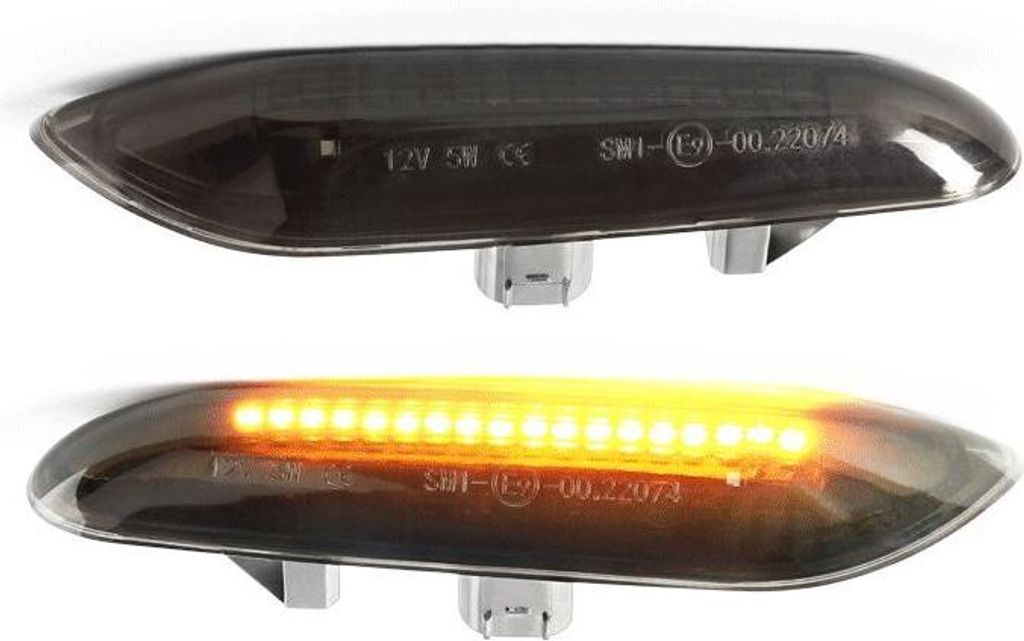 2x LED Seitenblinker Blinker Schwarz Smoke SET für BMW X3 E83 / X1 E84