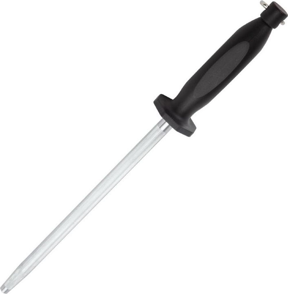 Runder Schleifstab 25 cm aus verchromtem Stahl mit Rockwell Härte 68-72°