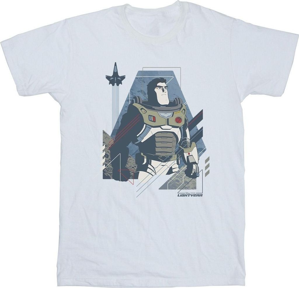 Disney - "Lightyear Look To The Stars" T-Shirt für Jungen BI24780 (104) (Weiß)