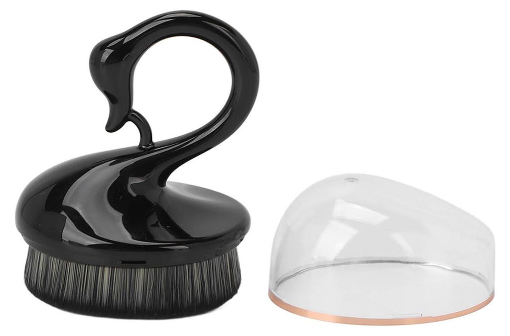 Tragbarer Foundation-Make-up-Pinsel für Gesichtskosmetik, Rouge, flüssiges Puder und zum Verblenden von Flüssigkeiten