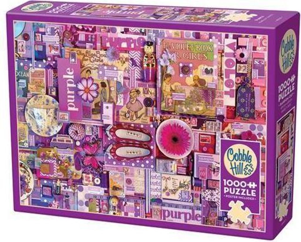 Cobble Hill Puzzle lila - 1000 Teile Puzzle Erwachsene