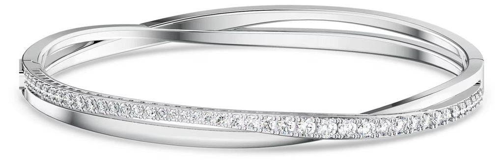 Swarovski Damen Twist Armreif Weiß, Rhodiniert 5565210 Produktbild 