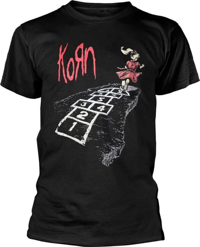 T-shirt Korn Femme Noir M : Fini les Merchandising Mal Taillés et Rêches