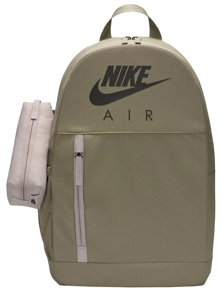 Sac à dos Nike Elemental BA6032 vert uni en toile ultra résistante