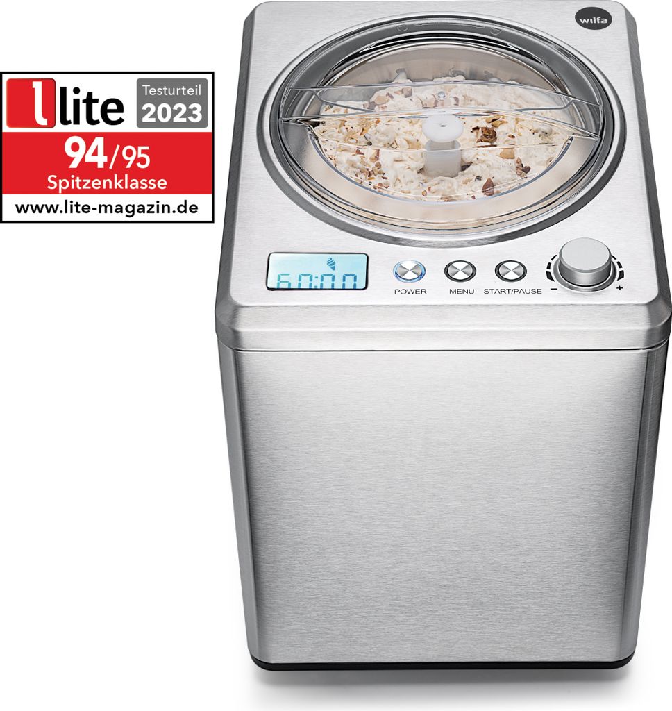 Wilfa Eismaschine VANILLA  2,5 Liter ICM1S-250 silber Produktbild 