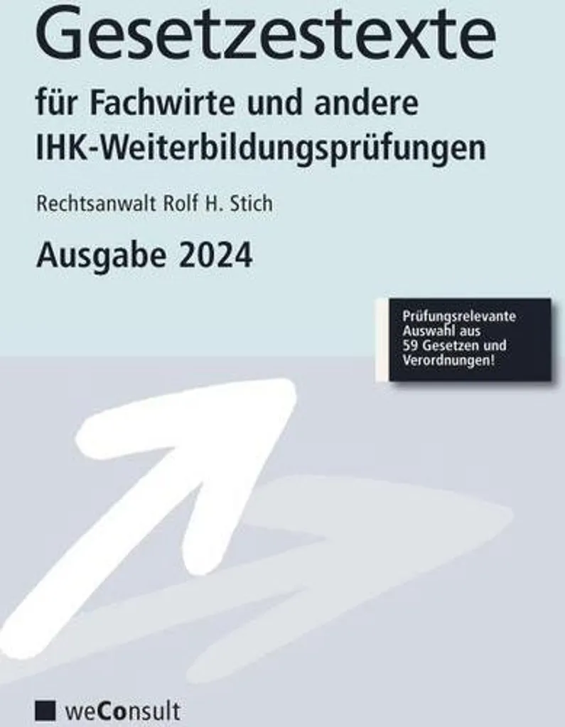Gesetzestexte für Fachwirte 2025 éviter pièges droit allemand