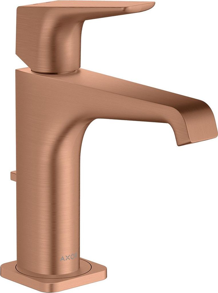 hansgrohe AXOR Citterio E Einhebel Waschtischmischer 125 mit Hebelgriff mit Ablaufgarnitur, 36110310