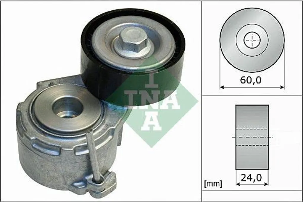 Galet tendeur de courroie pour Peugeot 206 307 et Citroën C4 Jumper